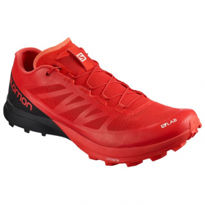 Salomon S/Lab Sense 7 Sg Trailrunning Shoe, Racing Red/Black/White, 10