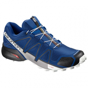 Salomon Speedcross 4 Trailrunning Shoe - Mens, Mazarine Blue Wil/Black/White, 10