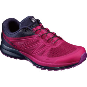Salomon Women's Sense Pro 2 Trail Running Shoes, Sangria/evening Blue/grape - Red - Size 7.5