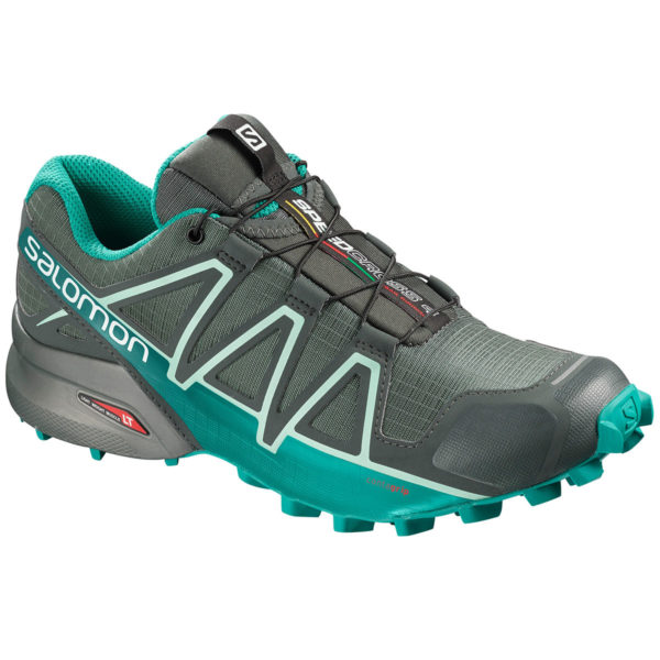 Salomon Women's Speedcross 4 Gtx Waterproof Trail Running Shoes - Green - Size 10