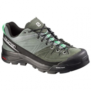 Salomon X Alp LTR Approach Shoe - Women's, Light TT/Night Forest/Jade Green, 7