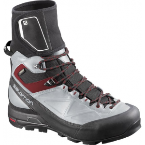 Salomon X Alp Pro GTX Mountaineering Boot - Men's-Blk/Onix/Flea-Medium-12