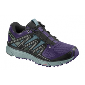 Salomon X-Mission 3 Trail Running Shoe - Womens, Purple/Blue/Jade, 5